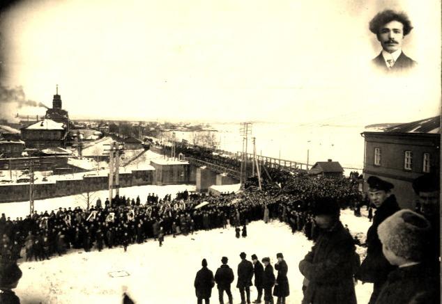 Ижевское восстание (1918 г.) и Ижевская дивизия (1919-1923 гг.) 16 ppsiz.ru Март 1918 года Похороны меньшевика Аполлона Сосулина