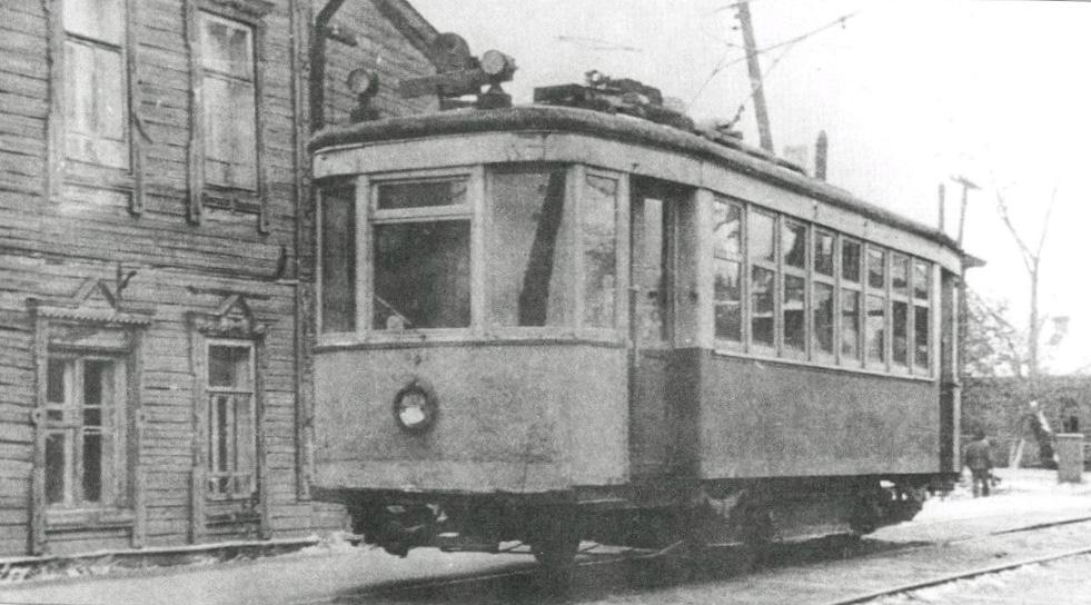 Наземный общественный транспорт. 47 ppsiz.ru 1935 год Один из первых трамваев
