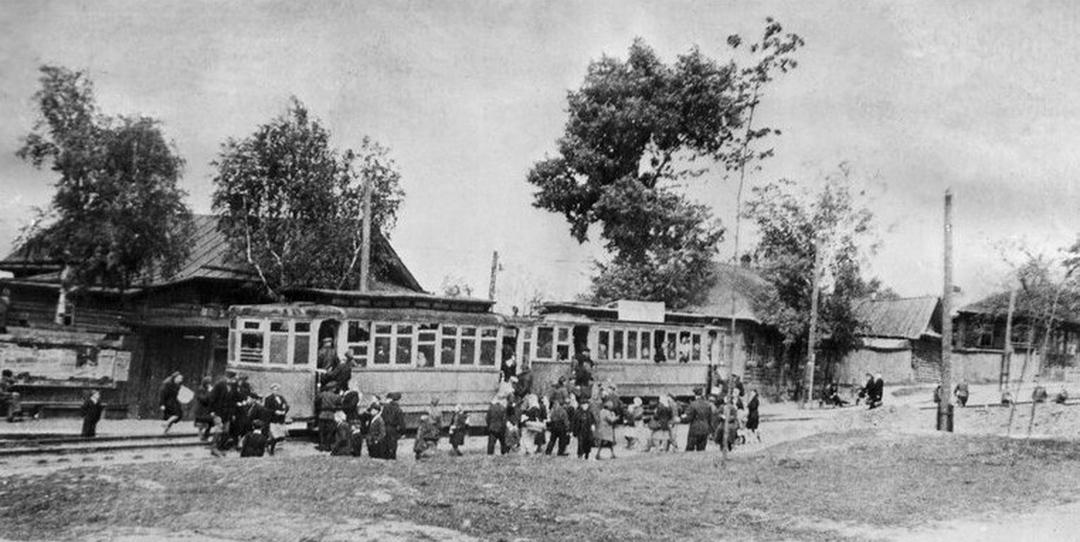 Наземный общественный транспорт. 63 ppsiz.ru 1951 год Улица Маркса Остановка Улица Бородина