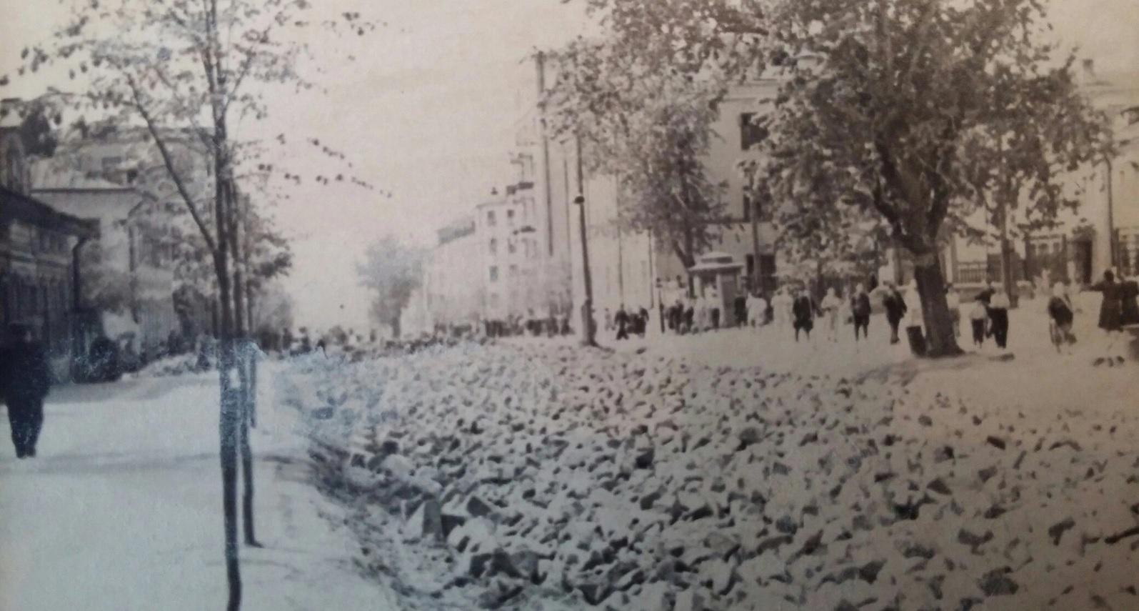 1954 год Улица Советская