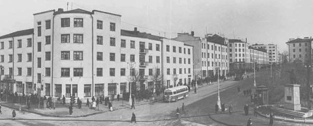 Перекрёсток Горького и Советской. 77 ppsiz.ru 1960-е Перекрёсток Советской и Горького