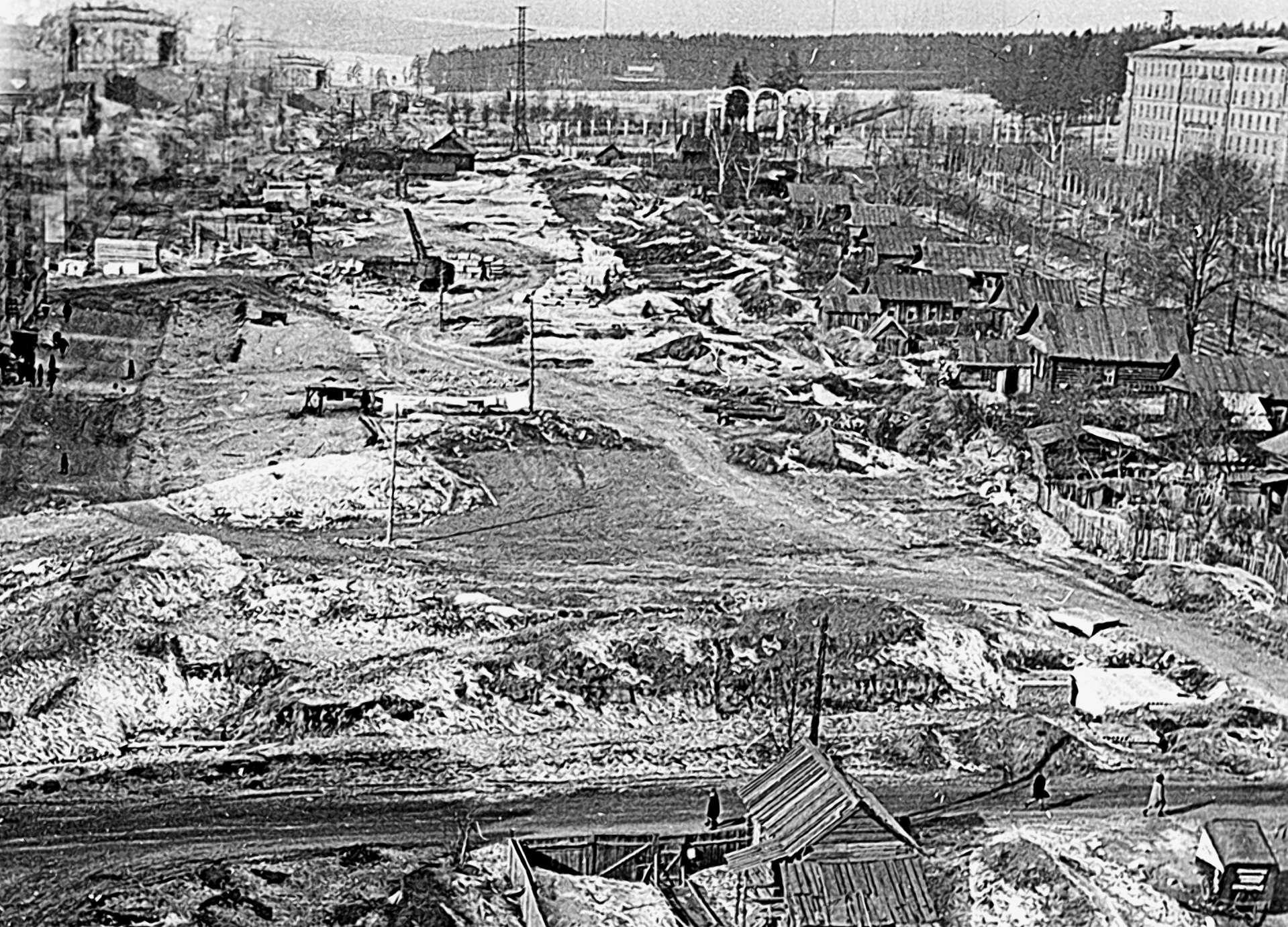 Колтома (Городок металлургов). 79 ppsiz.ru 1965 год Реконструкция улиц Кирова и Средняя
