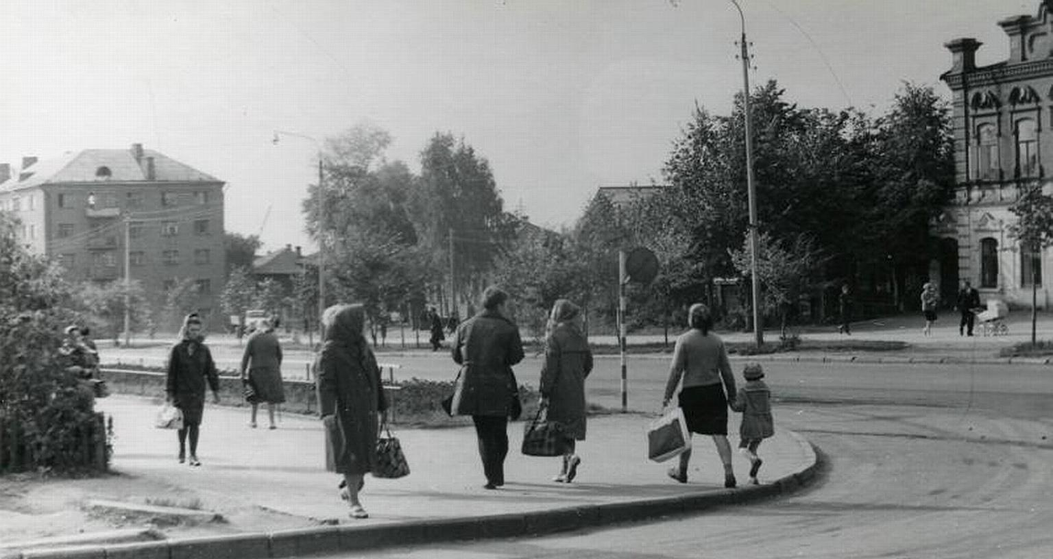 1969 год Перекрёсток Красноармейской и Пастухова