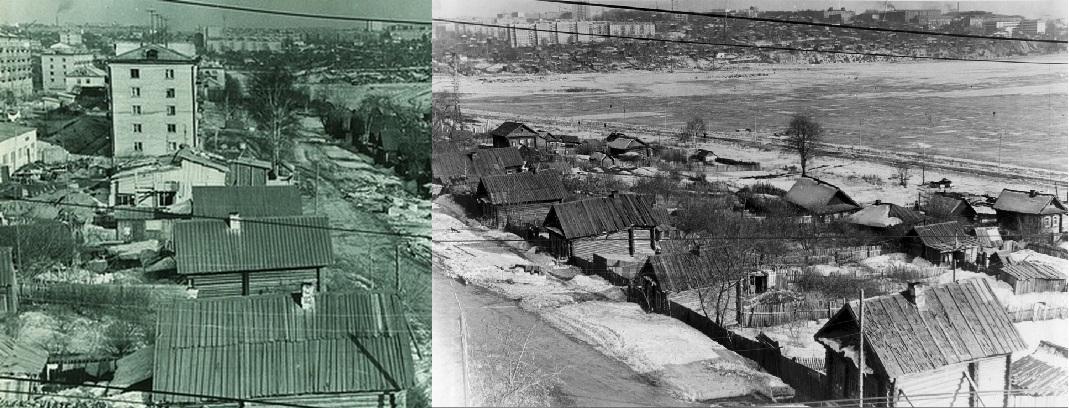 Колтома (Городок металлургов). 80 ppsiz.ru 1969 год Улица Береговая. Вид с завода ЭМЗ