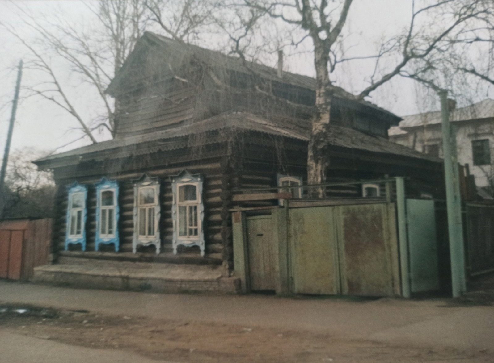 1997 год Деревянный дом на улице Карла Либкнехта у детского сада №32