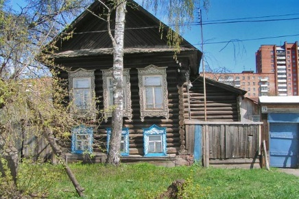 2000-е Деревянный дом на восточной стороне улицы Милиционной