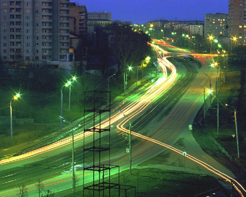 Перекрёсток Кирова и 50 лет Пионерии 19 ppsiz.ru 2000-е Ижевск вечерний Перекрёсток Кирова и 50 лет Пионерии
