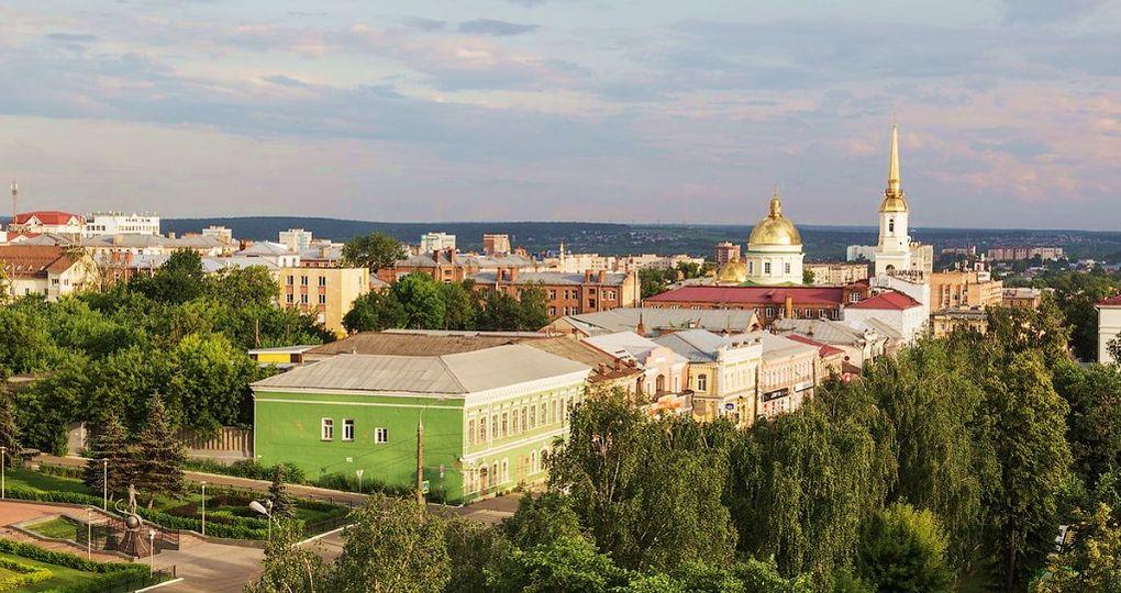 2017 год Улица Горького с колеса обозрения