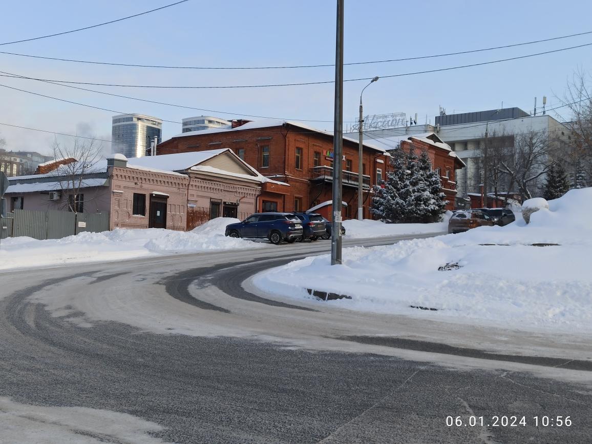 Перекрёсток Бородина и Милиционной. 14 ppsiz.ru 2024.01.06 Перекрёсток Бородина и Милиционной