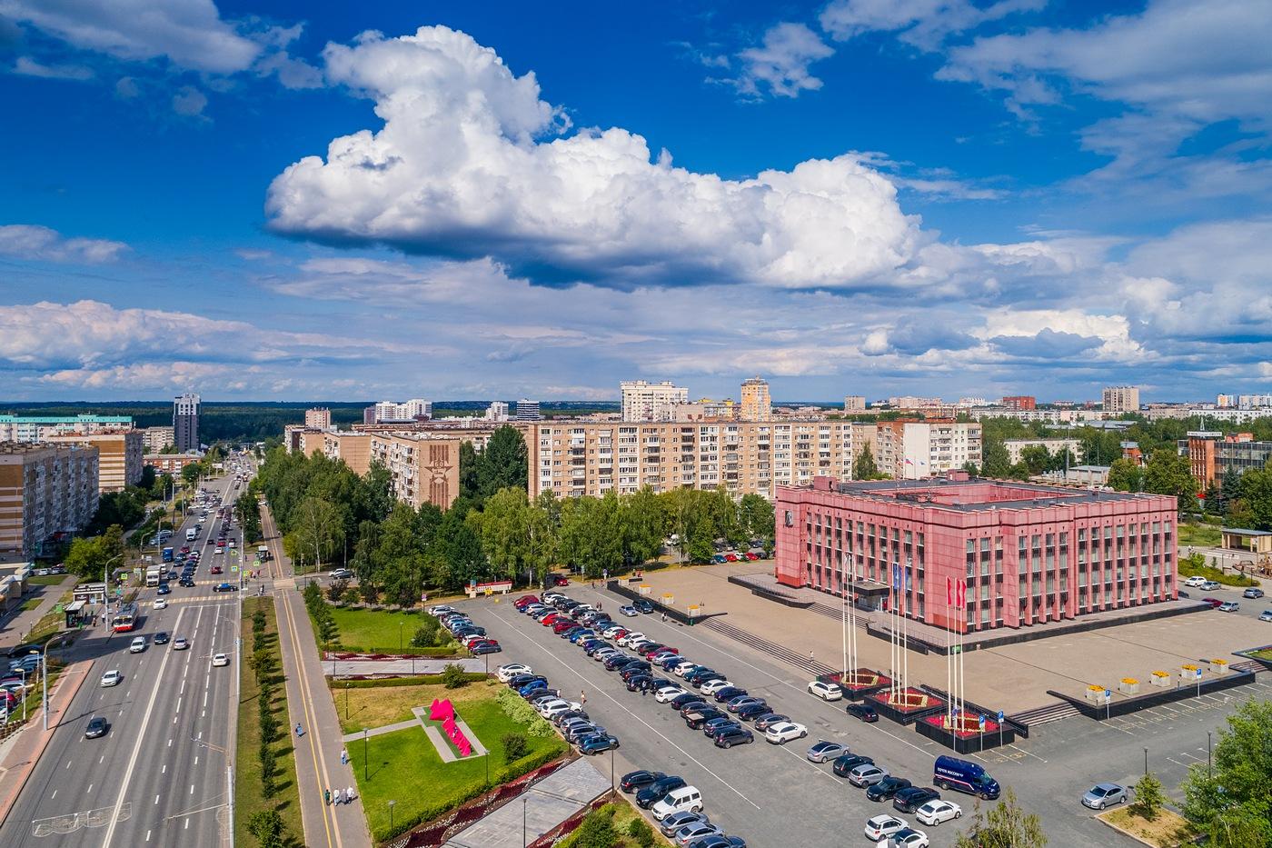 2021 год Перекрёсток Пушкинской и переулка Северного Администрация Ижевска