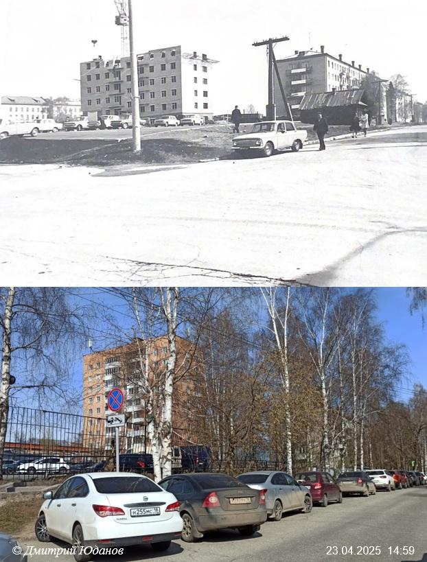 Было-стало Девятиэтажный жилой дом Кирова 3 Строительство и настоящее время 1972-2025