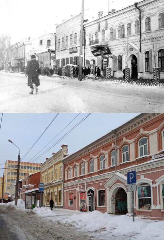 Было-стало Горького 82 Фотосалон Наймушина 1930-е-2024