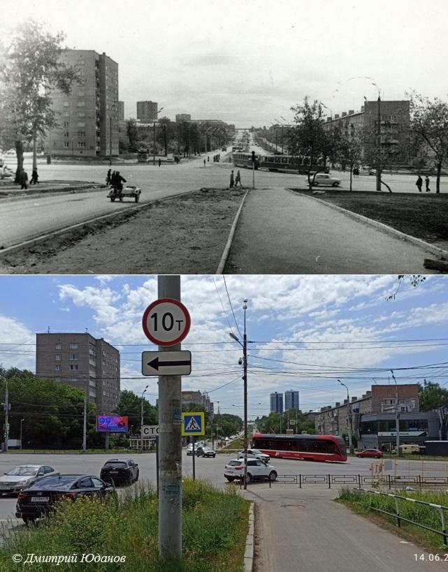 Было-стало. Перекресток Карла Маркса и Кирова. Вид на юг. 1980-е-2024. 3 ppsiz.ru Было-стало Перекресток Карла Маркса и Кирова Вид на юг 1980-е-2024