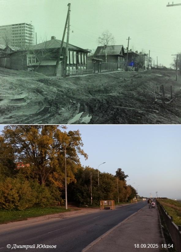 Было-стало Улица Милиционная Перекрёсток с улицей Лихвинцева 1971-2025