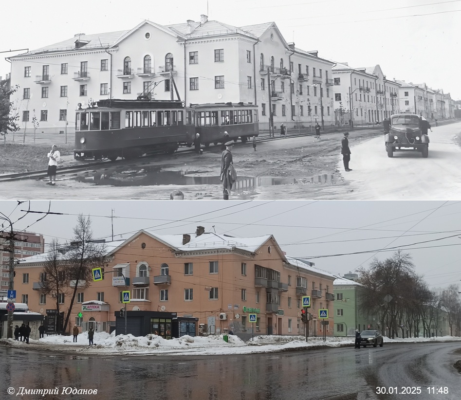 Было-стало Улица Орджоникидзе 1950-е - 2025