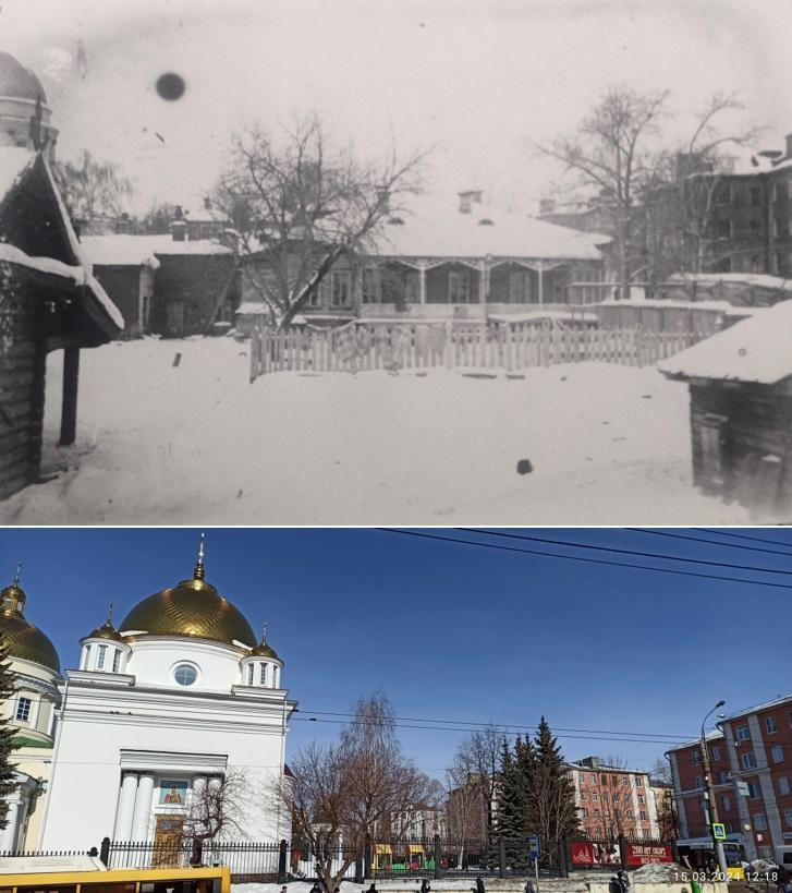 Было-стало. Улица Труда (Ленина). Вид на север. Начало 1930-х-2024. 3 ppsiz.ru Было-стало Улица Труда Ленина Вид на север Начало 1930-х-2024