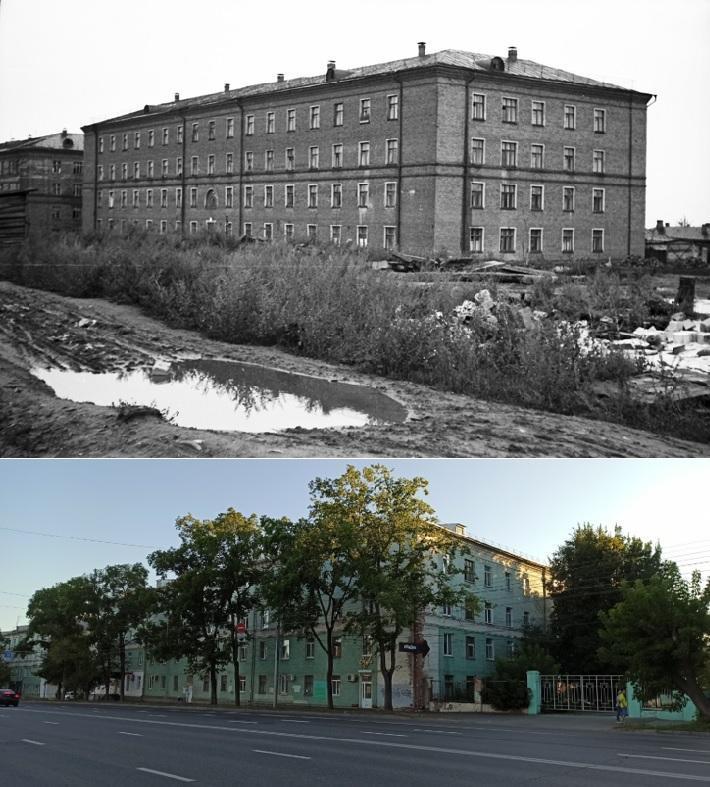 Было-стало Улица Удмуртская Общежитие 1959-2022