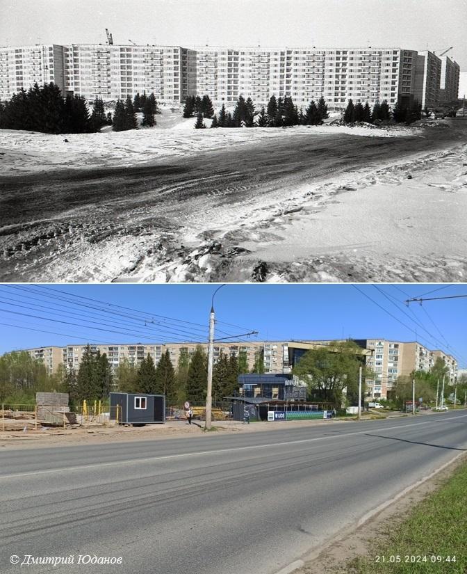 Было-стало. Жилые дома № 12, 14, 16 по улице Труда. Декабрь 1976 - май 2024. 3 ppsiz.ru Было-стало Жилые дома № 12 14 16 по улице Труда Декабрь 1976 - май 2024