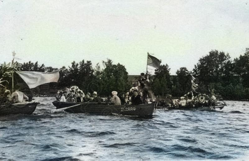 1957 год. Первый республиканский фестиваль молодёжи 42 ppsiz.ru Ялы на Ижевском пруду 16 июня 1957 года