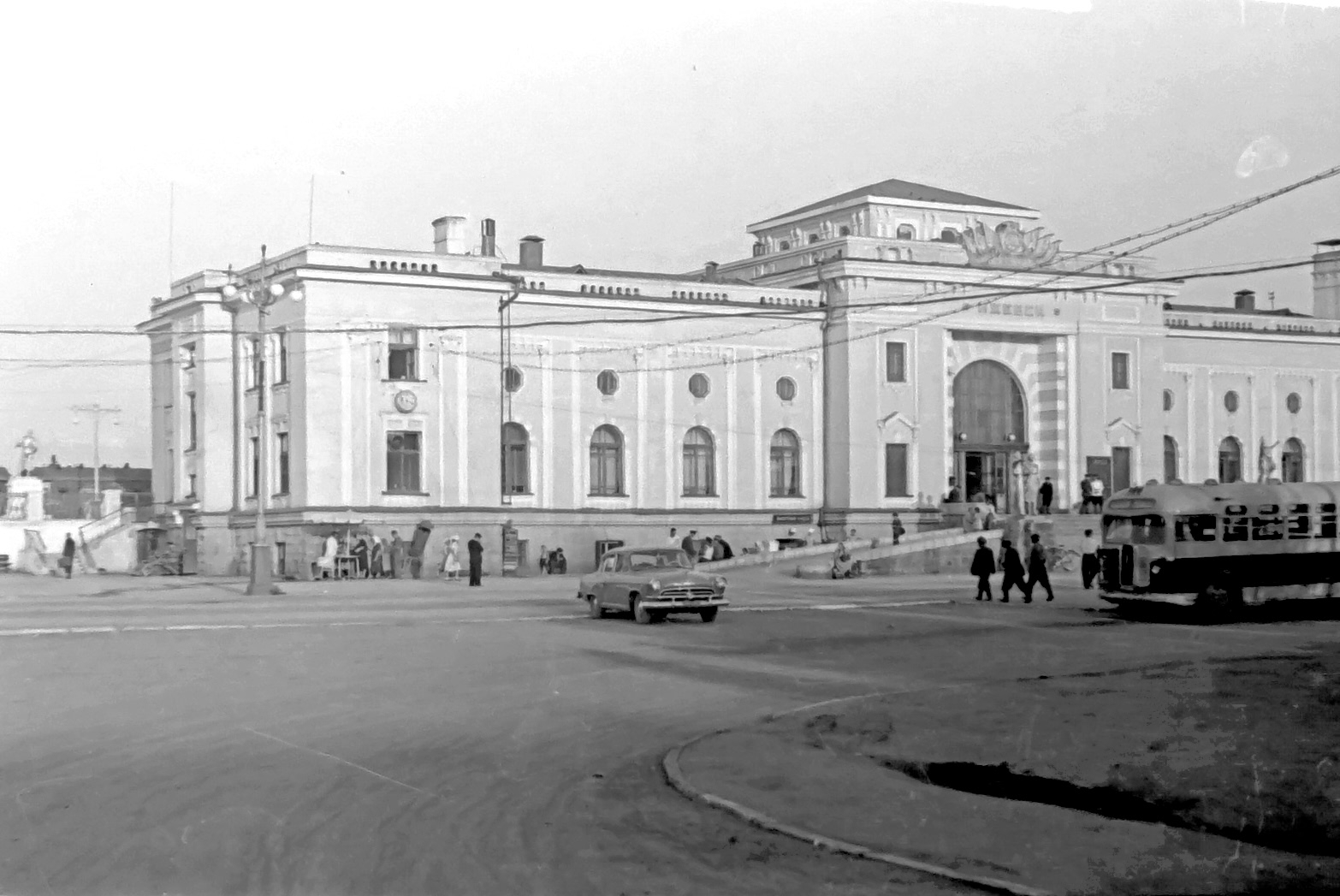 1959 год Ижевский железнодорожный вокзал