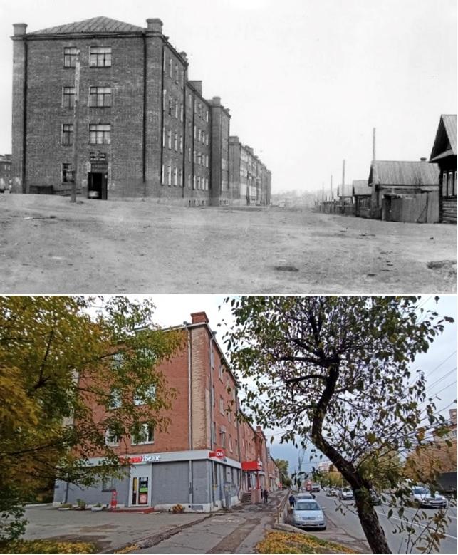bylo stalo. kirpichnye doma na ulicze udmurtskoj 1950 e 2021 2 ppsiz.ru